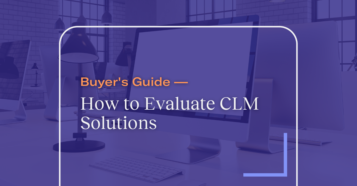 eBook: How to Evaluate Contract Lifecycle Management Solutions Listing Page