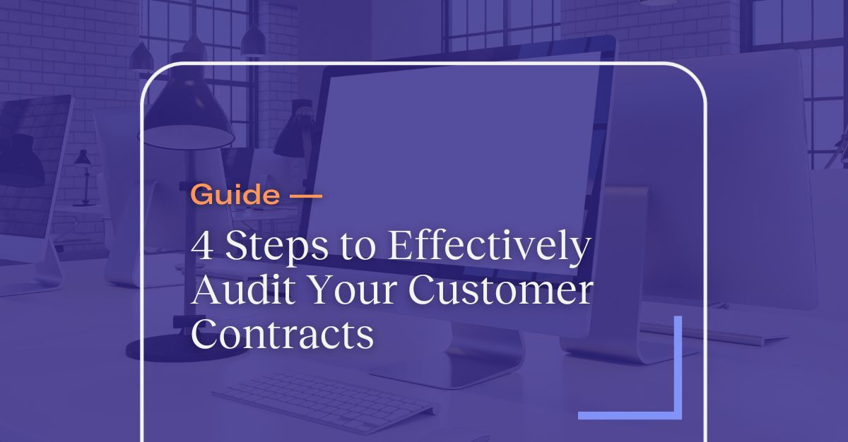 eBook: 4 Steps to Effectively Audit Your Customer Contracts