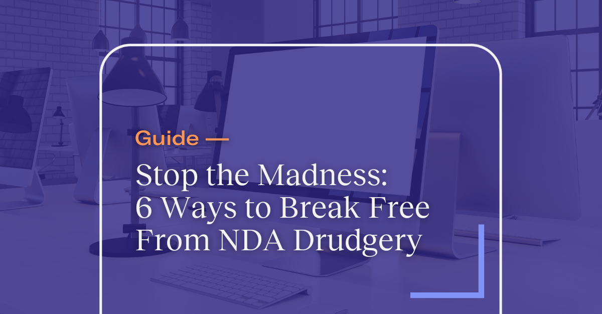 eBook: Stop the Madness: Ways to Break Free From NDA Drudgery Listing Page