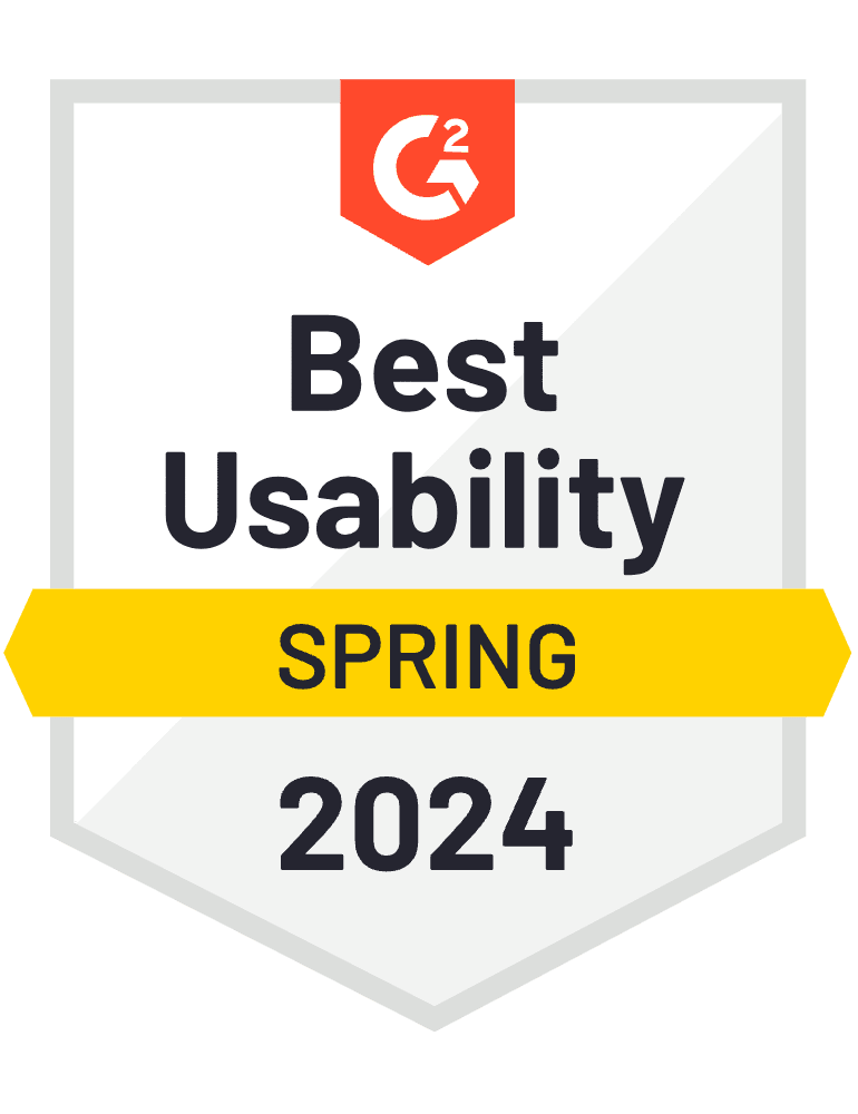 G2 Crowd Spring 2024 Contract Analytics Best Usability Total