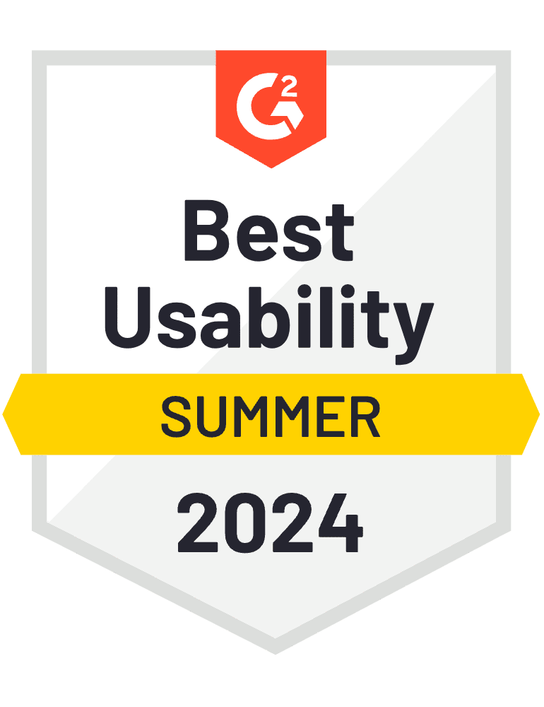 G2 best usability summer 2024