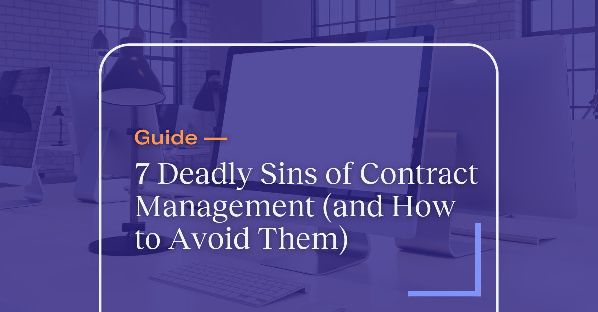 eBook: 7 Deadly Sins of Contract Management Processes